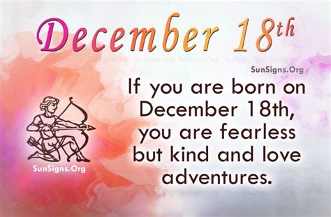 sterrenbeeld 18 december|December 18 Birthday Astrology